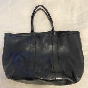 Lotuff brand leather tote bag